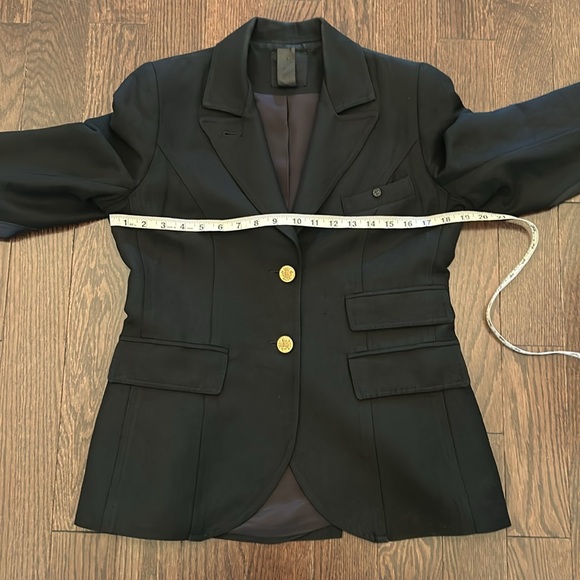 Smythe Dandy Linen Blazer Black size 10 - Picture 13 of 15